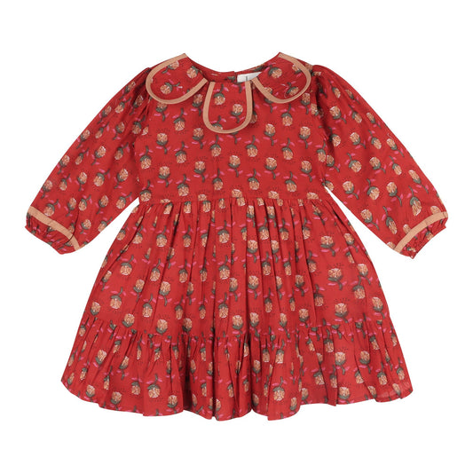 Crimson Garden Dress