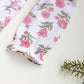 Pink Block Print Flower Dress