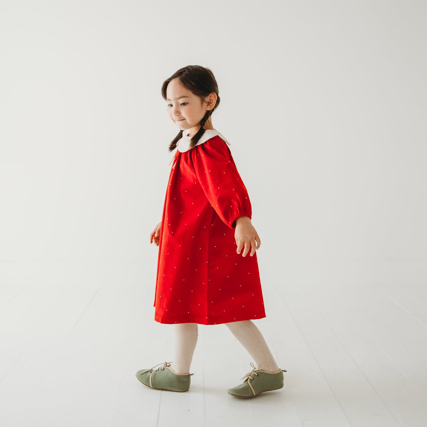 Christmas Carol Red Holiday Dress