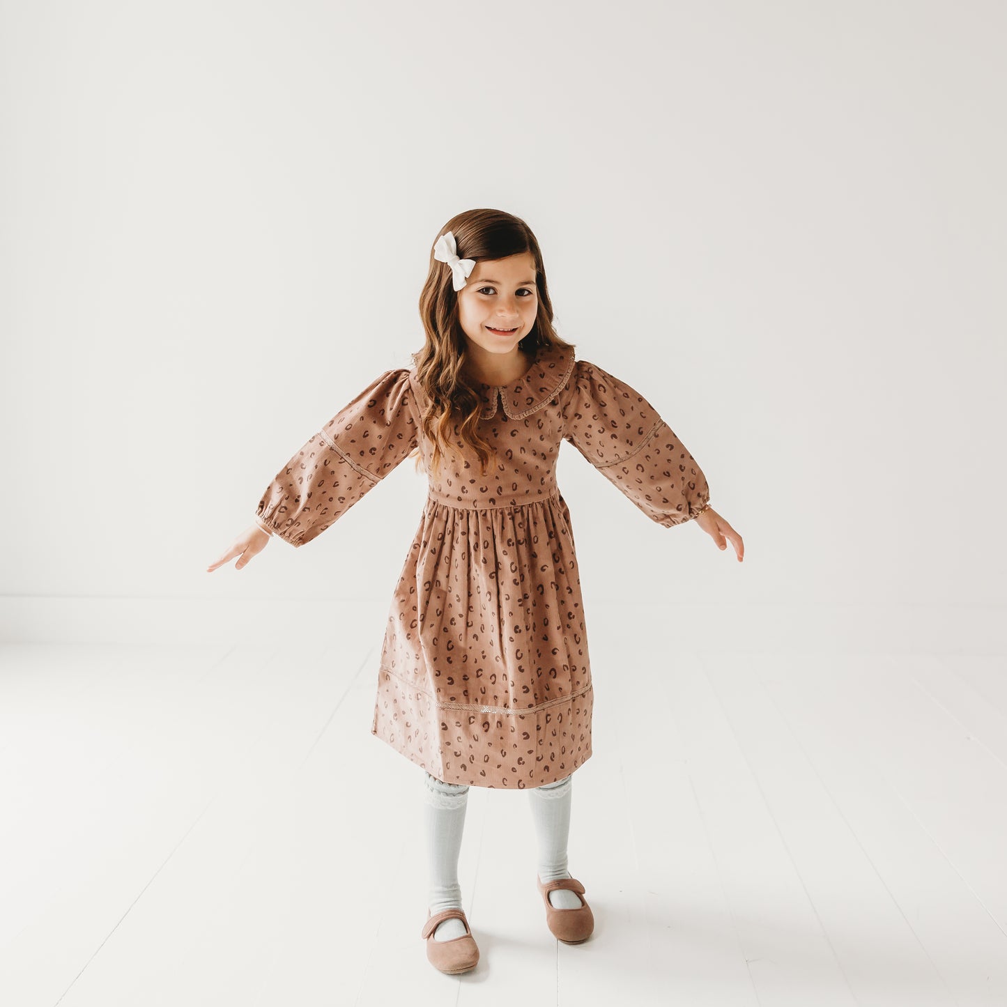 Cord Crush Animal Print Dress