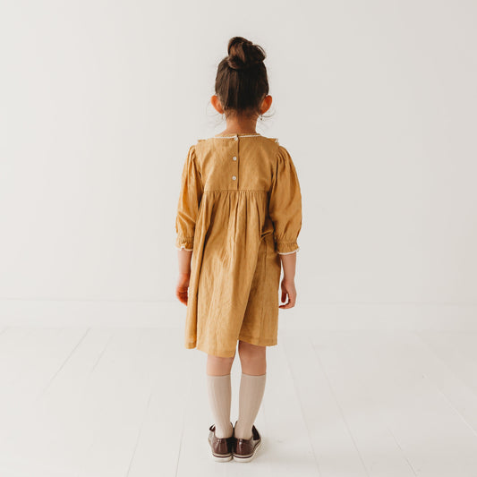 Dobby Delight Golden Hour Dress Back