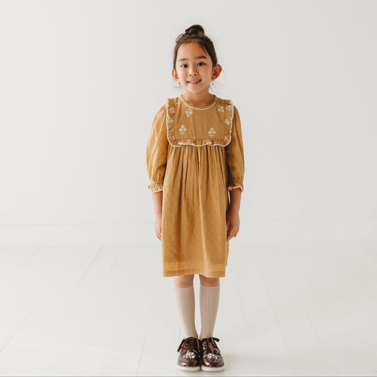 Dobby Delight Golden Hour Dress