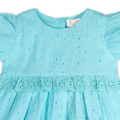 Little Cloud Schiffli Romper