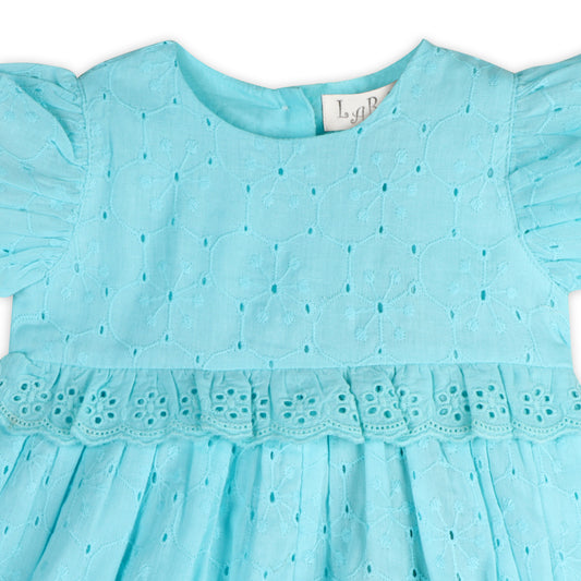 Little Cloud Schiffli Romper