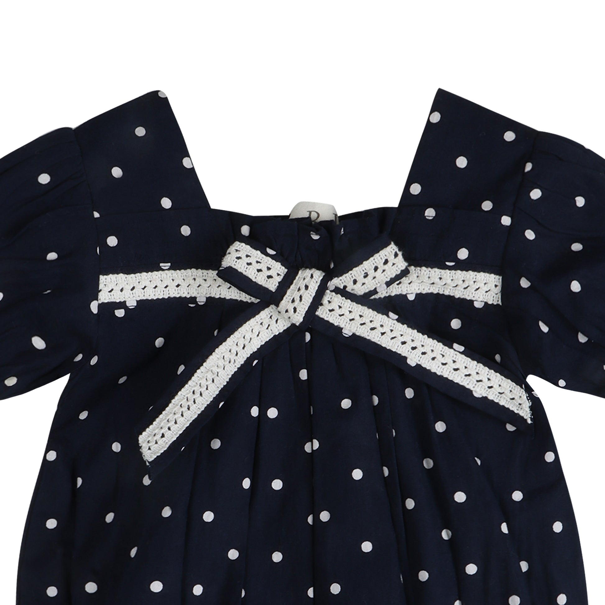 Starlit Nautical Breeze Polka Girl Romper
