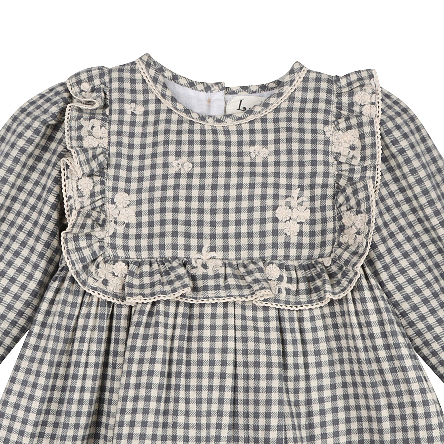 Blue Harmony Gingham Dress