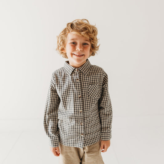 Blue Harmony Gingham Shirt
