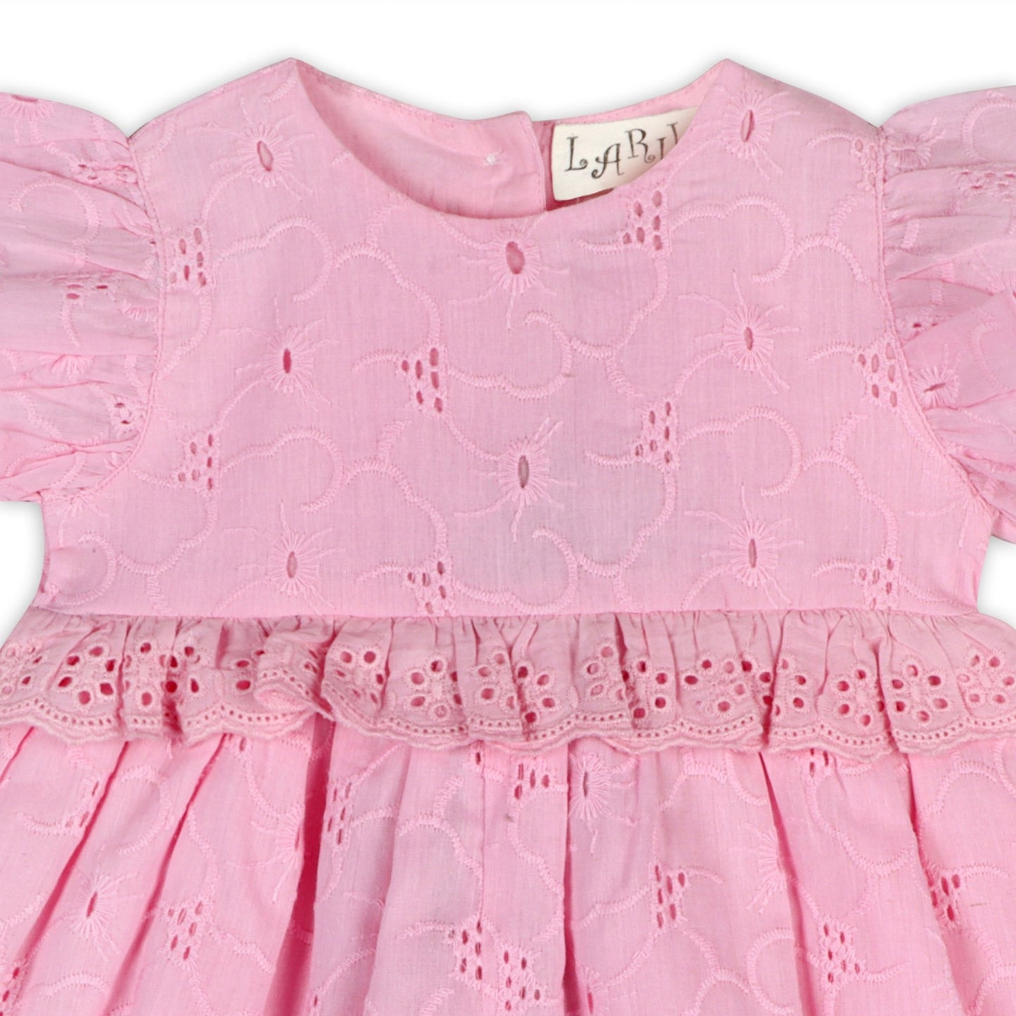 Cherry Blossom Schiffli Romper - LARILI