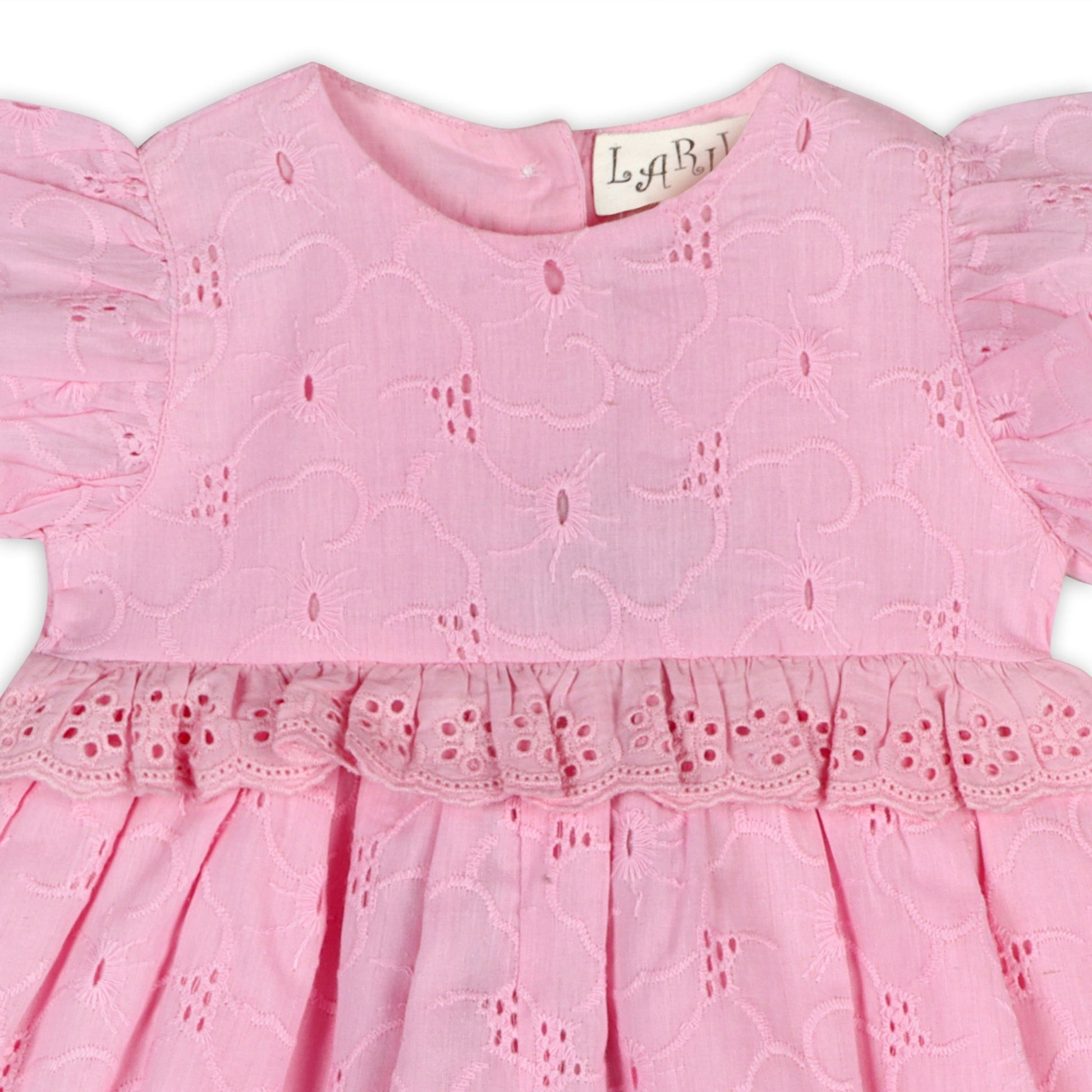Cherry Blossom Schiffli Romper - LARILI