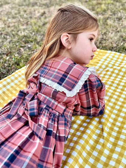 Cotton Candy Plaid Dress