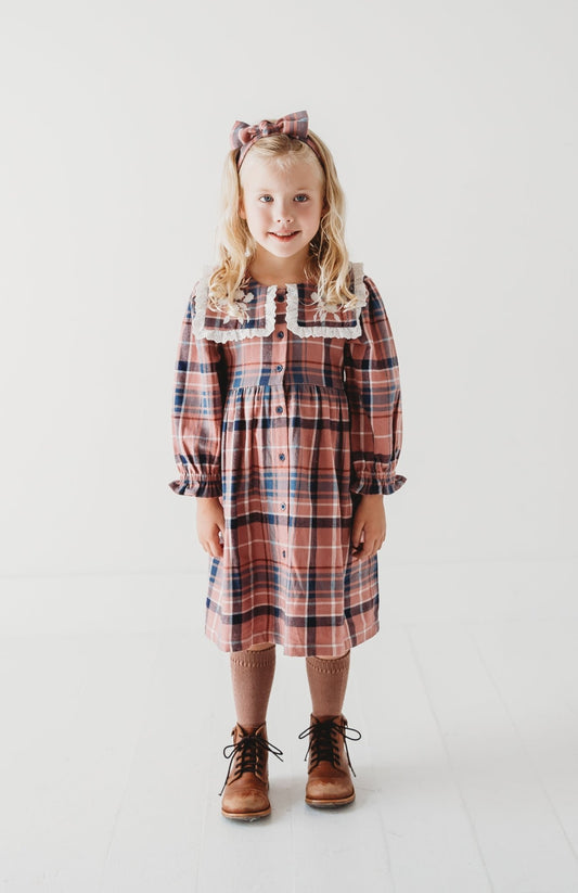 Cotton Candy Plaid Dress