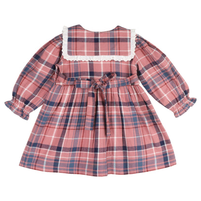 Cotton Candy Plaid Dress