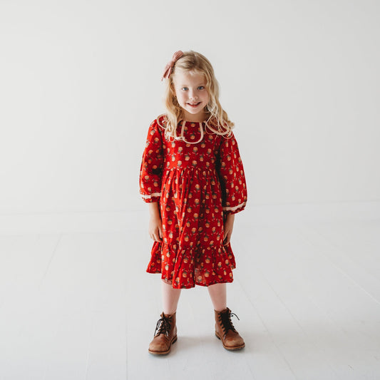 Crimson Garden Dress