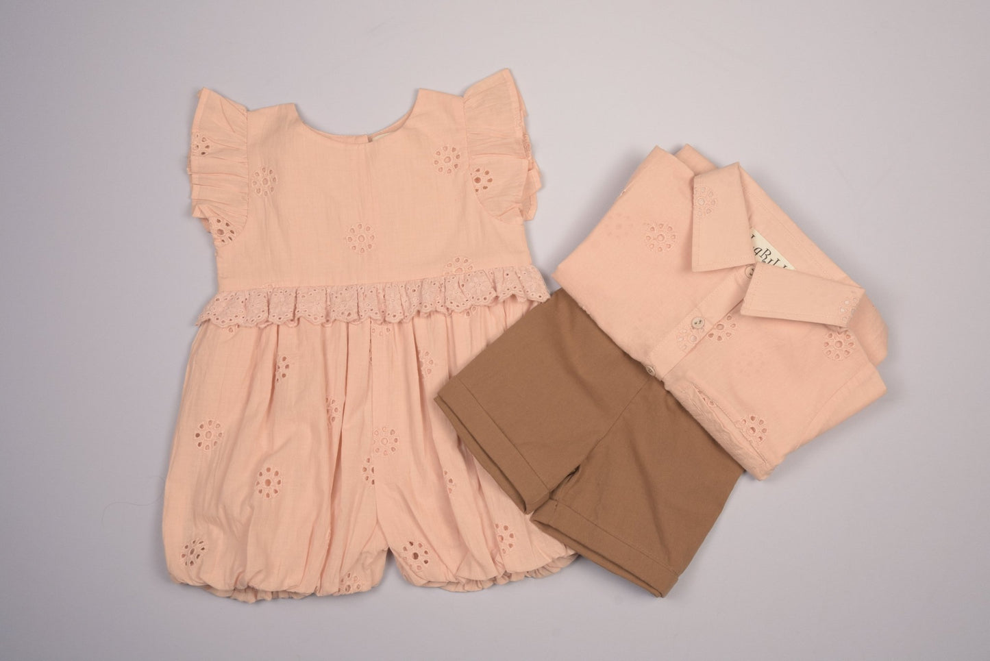 Embroidered Schiffli Romper - LARILI