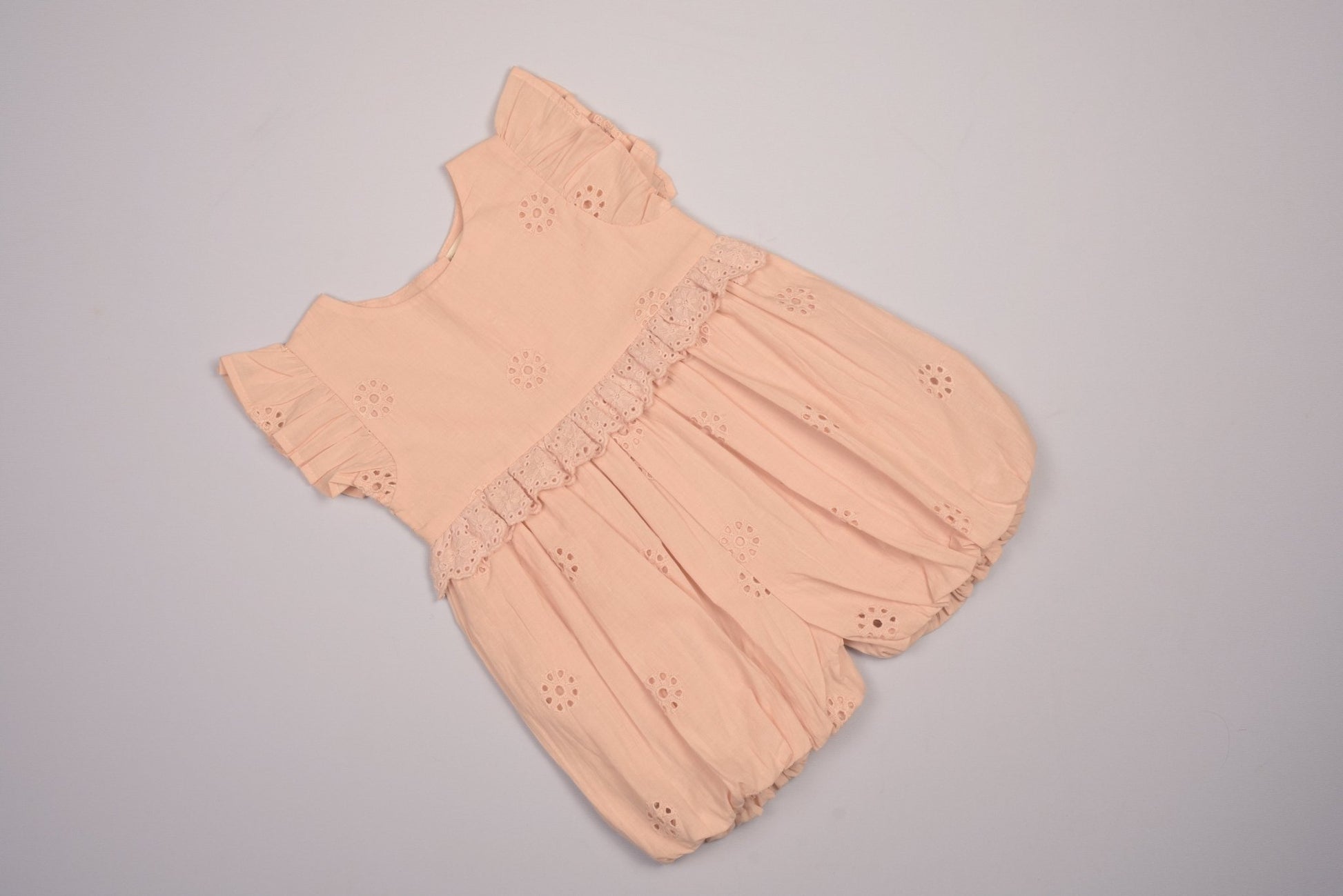 Embroidered Schiffli Romper - LARILI