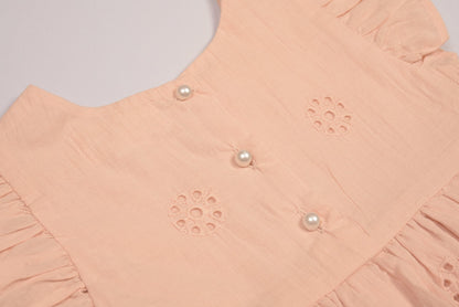 Embroidered Schiffli Romper - LARILI