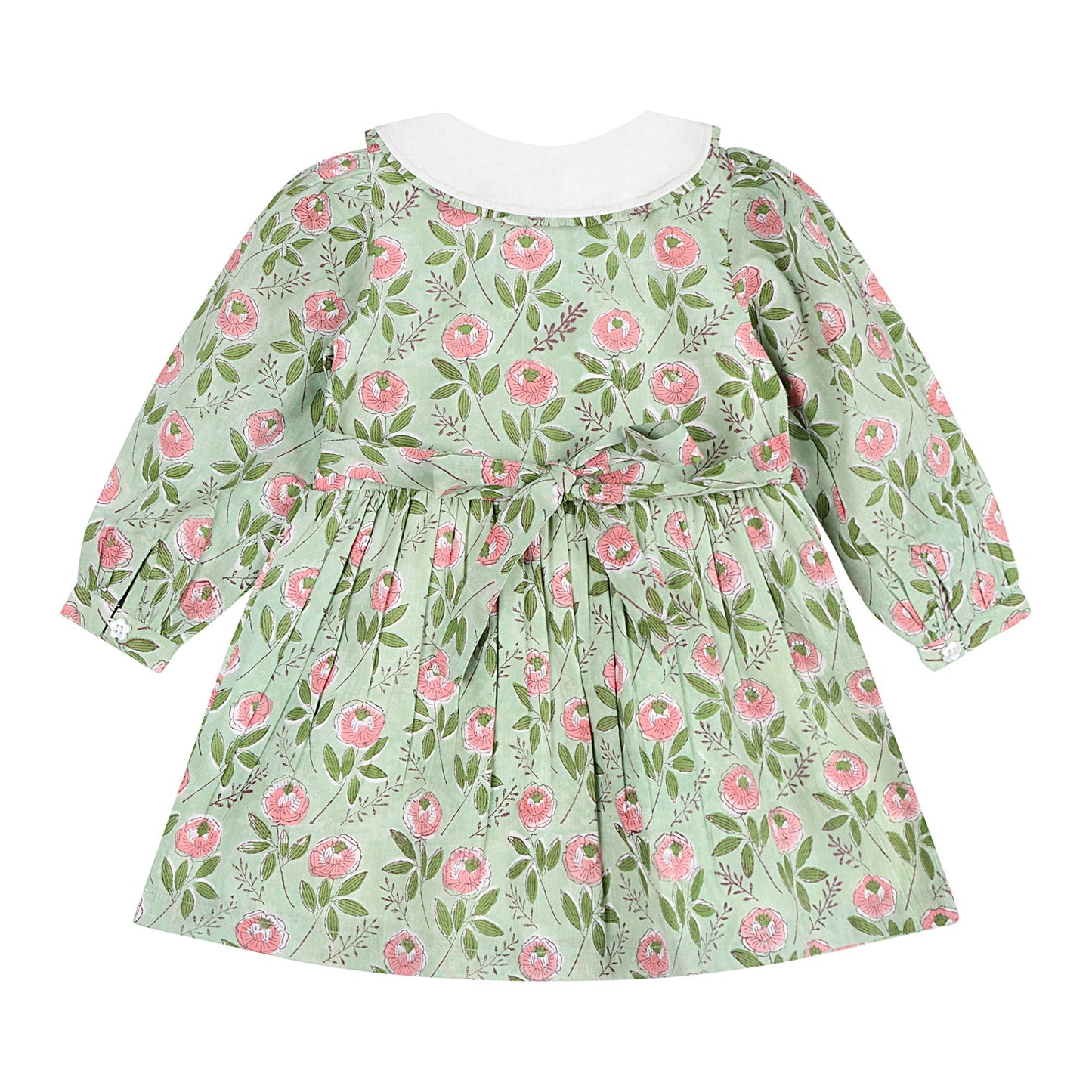Emerald Bloom Floral Dress