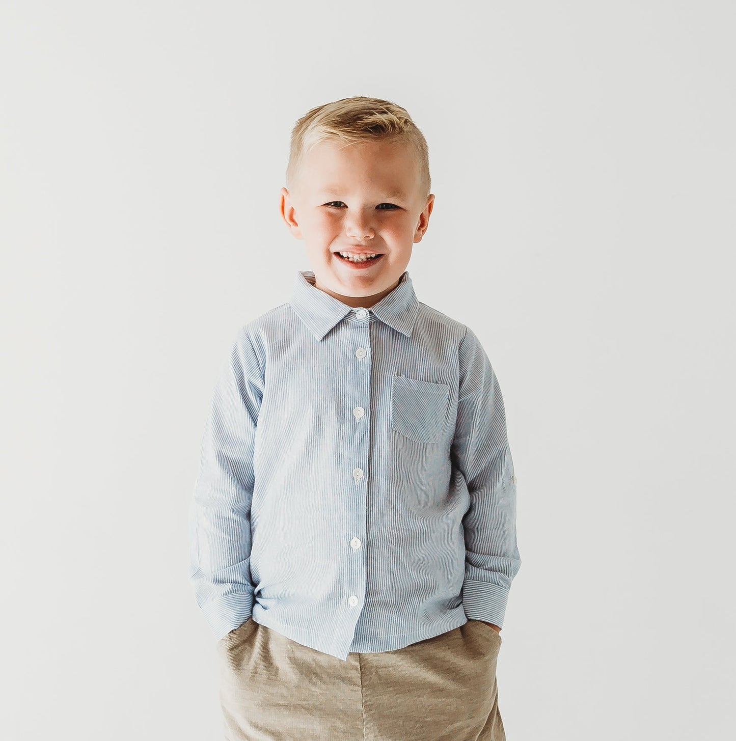 Indigo Stripe Shirt
