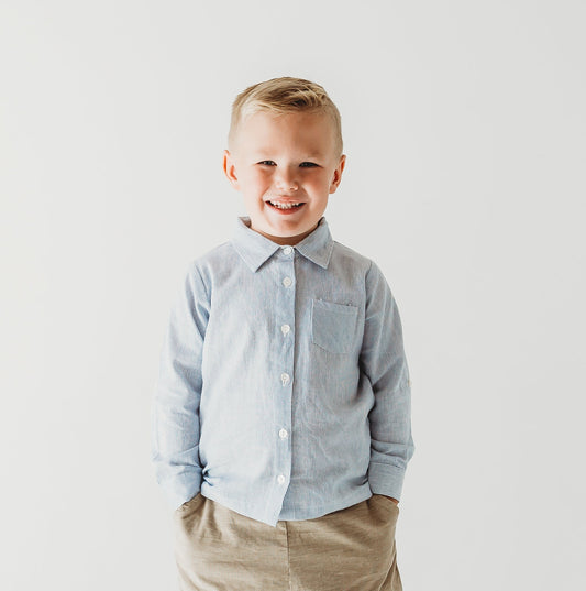 Indigo Stripe Shirt