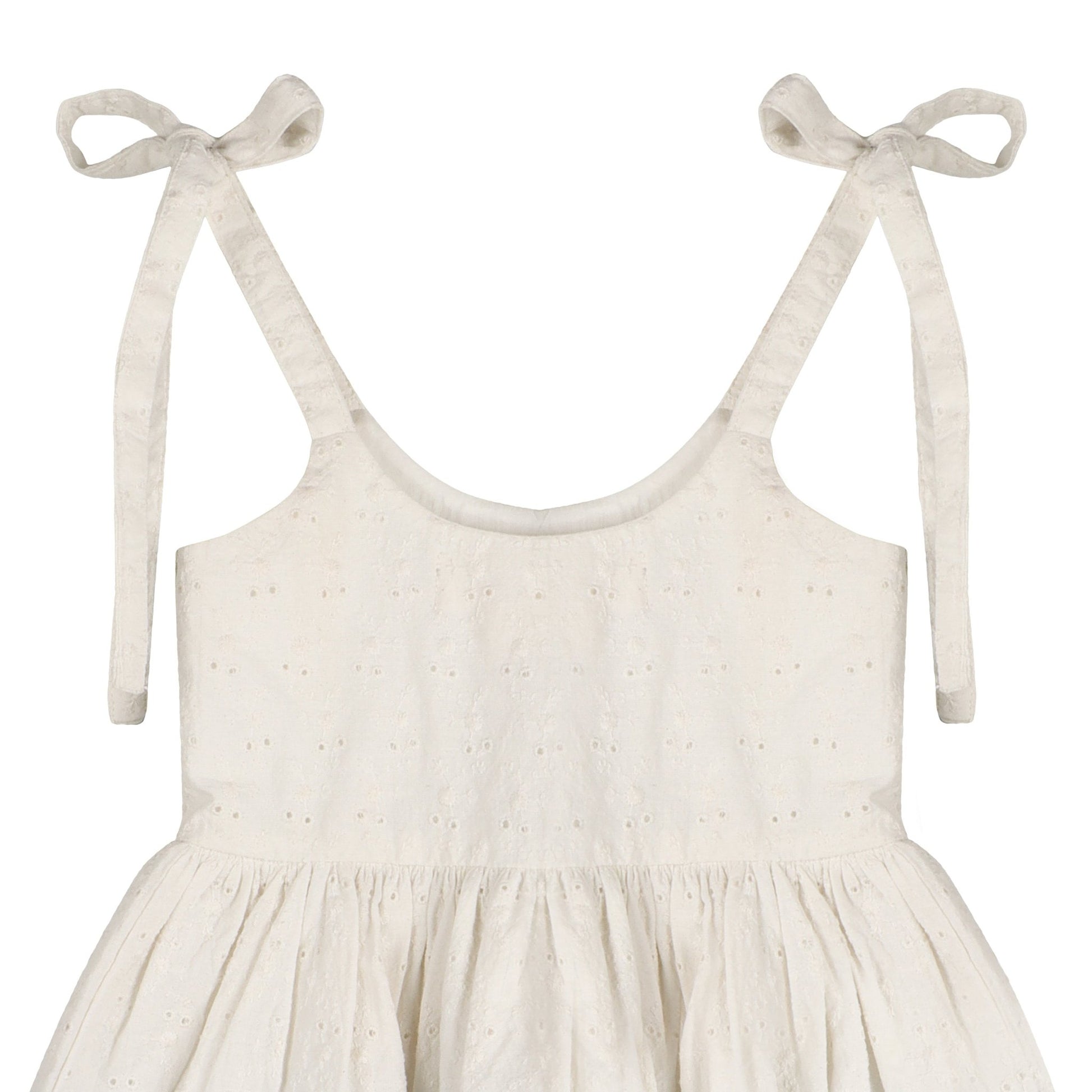 Ocean Ombre Nautical Schiffli Dress - LARILI