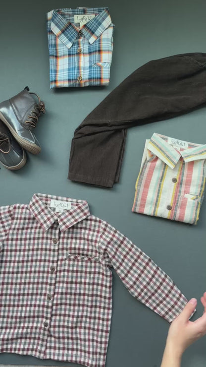 Brown Cord Boys Pant