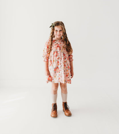 Rosy Breeze Sailor Collar Dress