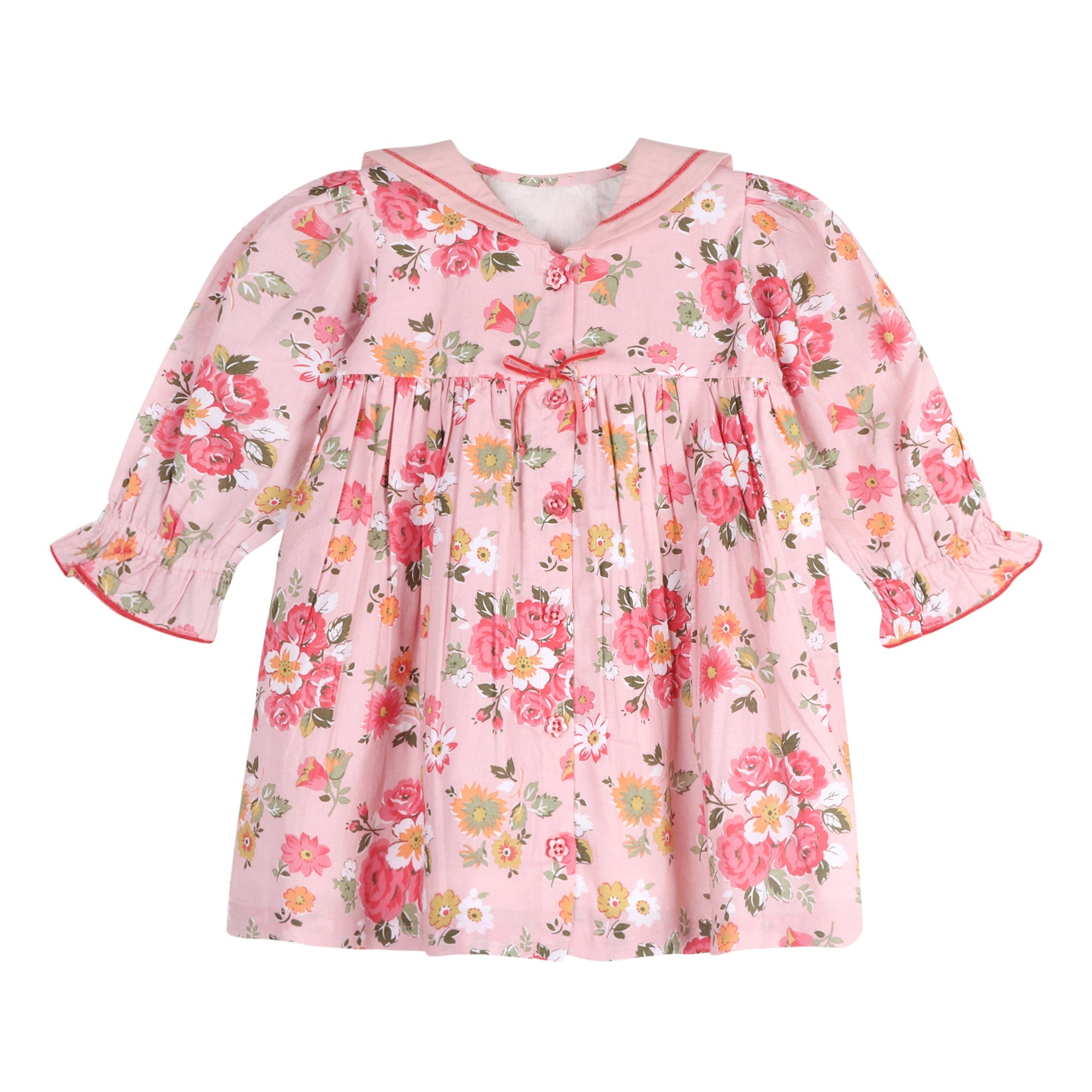Rosy Breeze Sailor Collar Dress – LARILI