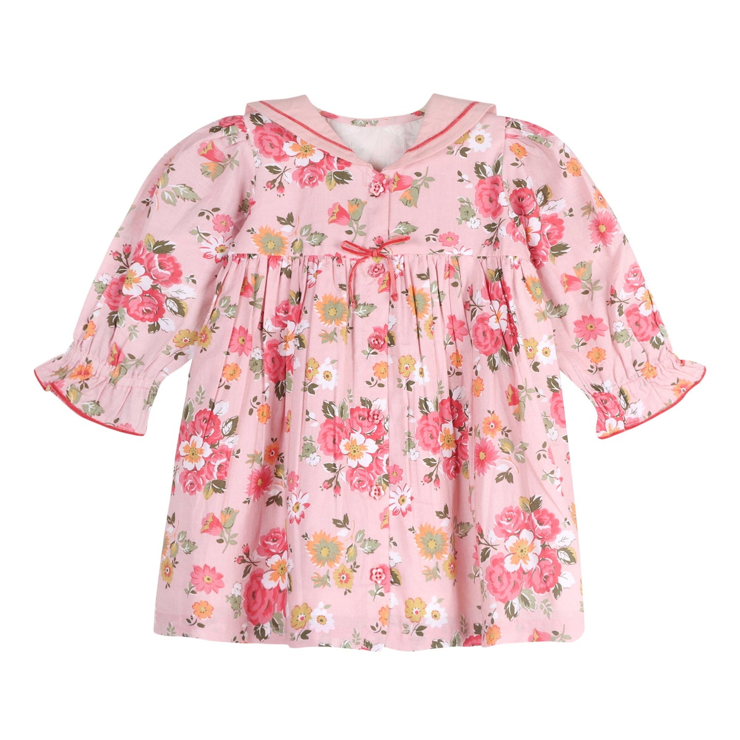 Rosy Breeze Sailor Collar Dress