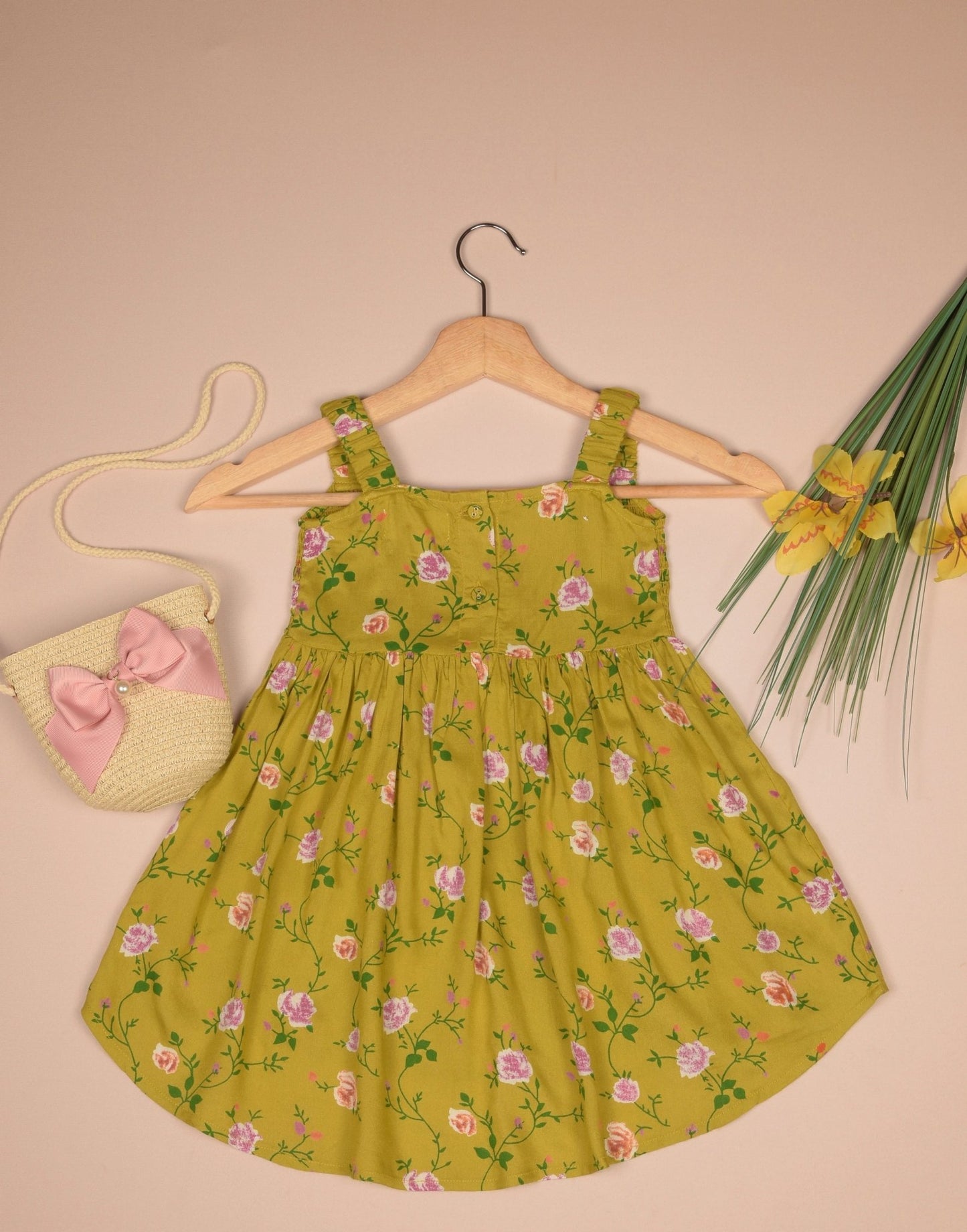 Smocking High & Low Dress - LARILI