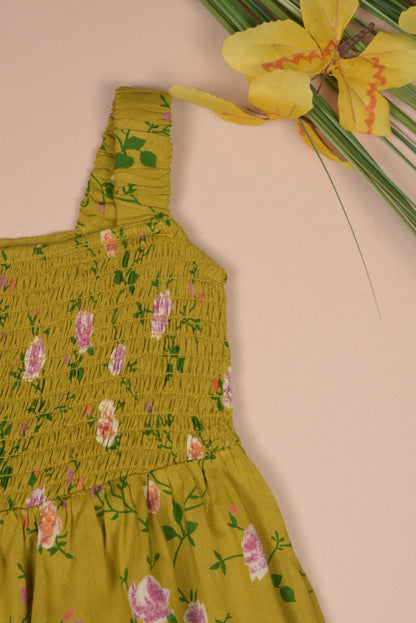 Smocking High & Low Dress - LARILI