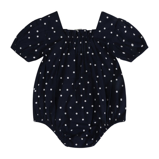 Starlit Nautical Breeze Polka Girl Romper
