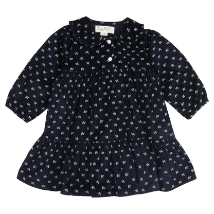 Twilight Bloom Corduroy Dress