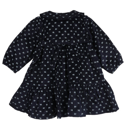 Twilight Bloom Corduroy Dress