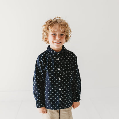 Twilight Bloom Corduroy Shirt