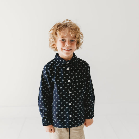 Twilight Bloom Corduroy Shirt