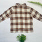 Brown Plaid Boy's Shirt