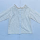 Swiss Dot Off-White Lace Blouse